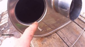 Бак под воду на дымоходе в баню! №-2