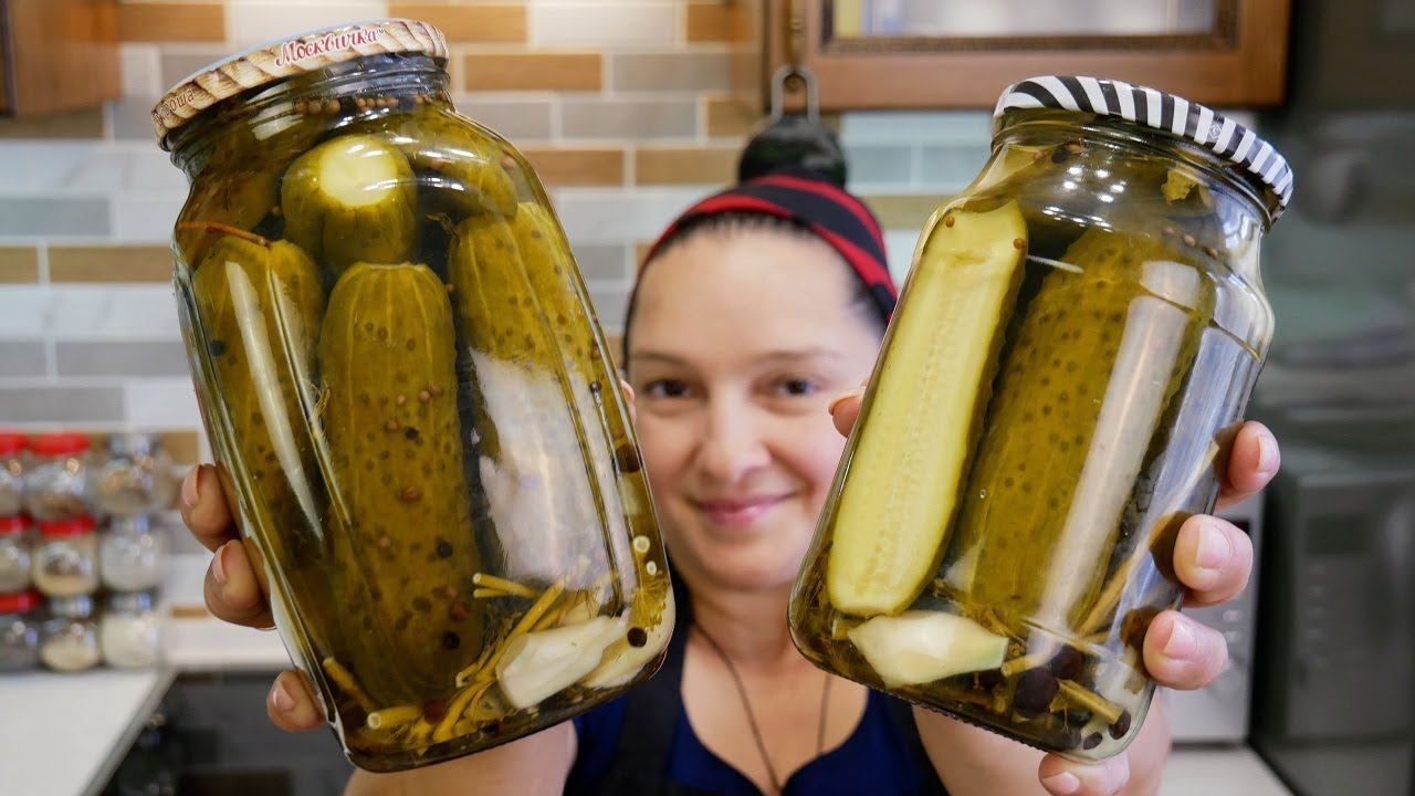 Самые ВКУСНЫЕ ОГУРЦЫ на зиму. Маринованные огурцы, цыганка готовит. смотреть онлайн