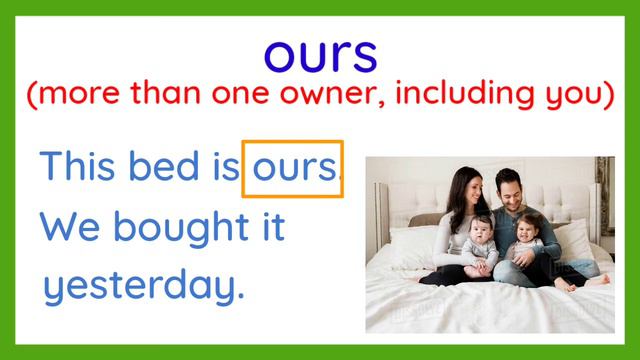 Possessive Pronouns (with Activity) смотреть онлайн