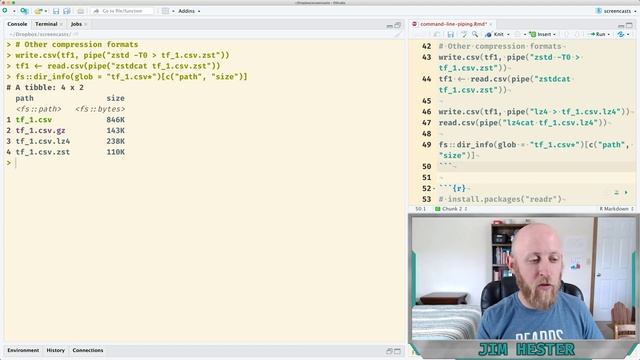 RStats tip #3 use pipe connections смотреть онлайн