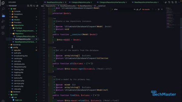 #29 -  Triển khai repository cho phần category (2) | PHP Laravel Fullstack | TechMaster