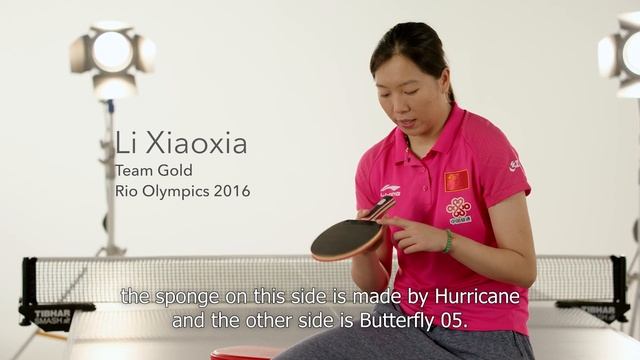 Li Xiaoxia and Zhang Jike discuss their table tennis tools смотреть онлайн