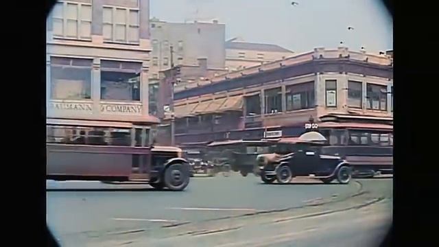 New Jersey 1920's In Color! [60fps,Remastered] With New Sound
