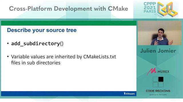 Cross-Platform Development with CMake - Julien Jomier - CPPP 2021 смотреть онлайн