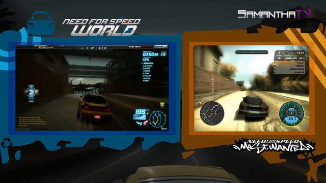 NFS Most Wanted (2005) vs NFS World: Rosewood & Lyons sprint смотреть онлайн