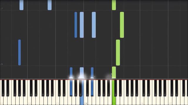 Korobeiniki - Russian Folk Song Tetris Theme [Piano Tutorial] (Synthesia) смотреть онлайн