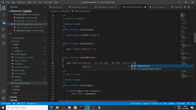 Yii2 php framework : UrlManagement , PrettyUrl , route , Action , htacces setup . смотреть онлайн
