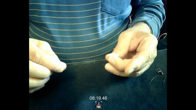 Узел крепления мушки с напайкой на поплавочной удочке. Способ надежный и быстрый. смотреть онлайн