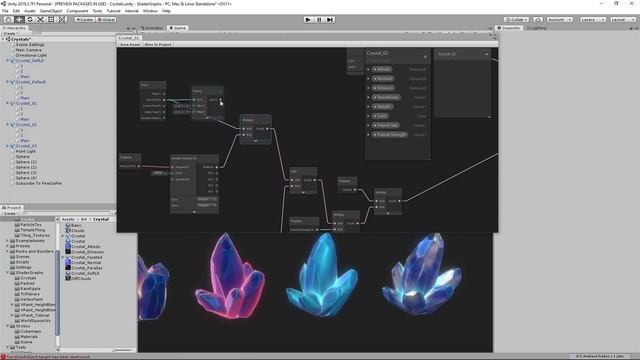 Unity Shader Graph: Crystals! смотреть онлайн