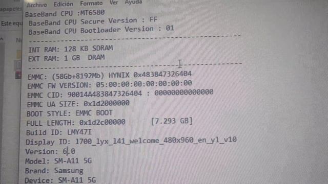 Softwarer samsung Clon A11 5G MT6580 смотреть онлайн