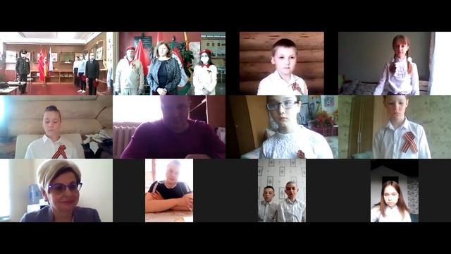 Торжественный прием школьников в ряды «Юнармии» в Калининском районе Тверской области смотреть онлайн