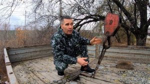 Первая причина для чего цепляют гак, крючок стрелы манипулятора за борт!!!