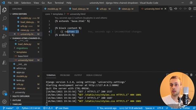 Django and HTMX #10 - Chained Dropdowns with Django and HTMX смотреть онлайн