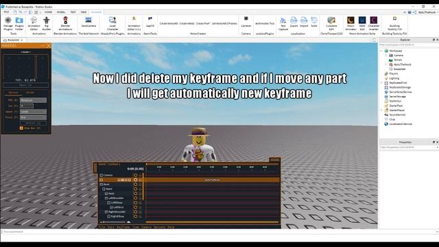 Roblox Animation Tutorial Part 2 - KeyFrames - Make Roblox Movie! смотреть онлайн