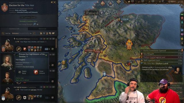Crusader Kings III - Achievement Hunters - Blood Eagle #4 смотреть онлайн