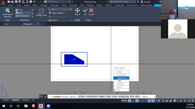 AutoCAD 2021 Extrude Tool and Multiview Drawings from 3d Models смотреть онлайн