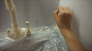 Перекрашиваю на кухне стеновую панель?из Леруа Мерлен краской Dulux. Кухонный фартук