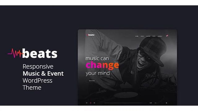 Beats - Responsive Music & Event WordPress Theme | Themeforest Website Templates and Themes смотреть онлайн