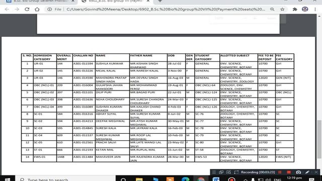 MLSU ADMISSION SESSION 2020-21 PROVISIONAL MERIT LIST B.Sc. FIRST YEAR BIO & MATHS GROUPS смотреть онлайн