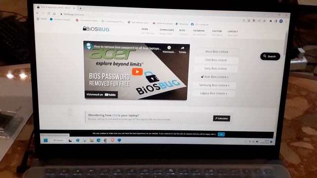 Resetare Parola Bios Laptop Acer Aspire 3 A315 Deblocare Bios