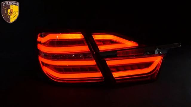 Тюнинг задние фонари Benz Style на Тойота камри / Taillights Toyota Camry V50 V55 Красные смотреть онлайн
