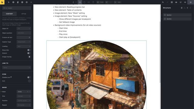 Bricks 1.8.5 - New Elements for Blogging, Image Mask & Sources, Background Video Improvements смотреть онлайн