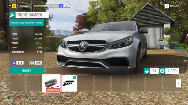 Mercedes Benz E63 AMG (2013) - Forza Horizon 4 -Customizatio and Swap engine test? смотреть онлайн