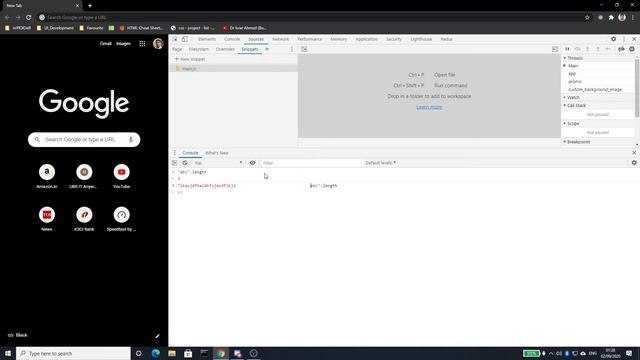 How to Check Length of String using Chrome Dev tool смотреть онлайн