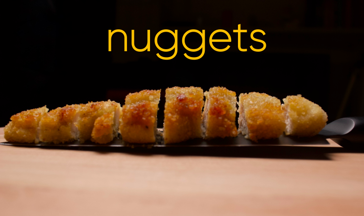 Куриные наггетсы с сыром