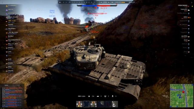 War Thunder Tiger Patton out Plays T-10M Flying Tank Maneuver смотреть онлайн