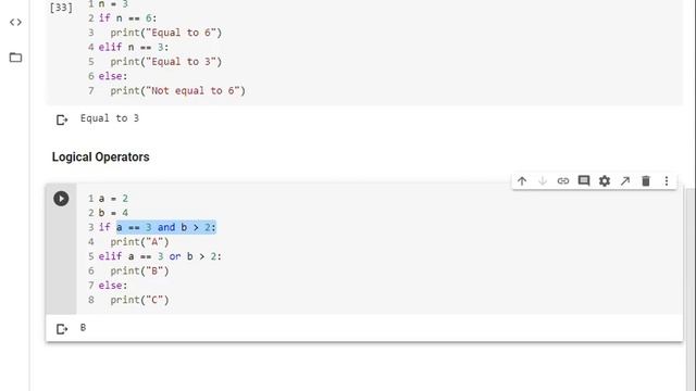 Python 3 Logical Operators смотреть онлайн