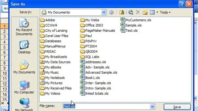 Excel 2003 Tutorial Renaming Workbooks Microsoft Training Lesson 2.13 смотреть онлайн