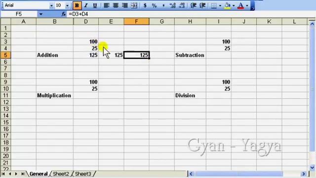 MS Excel 2003 in Hindi / Urdu :Finding Average, Max, Sum, Multiplication, Subtraction & Division - смотреть онлайн