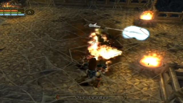 Defeating the Orc Leader - Champions of Norrath смотреть онлайн