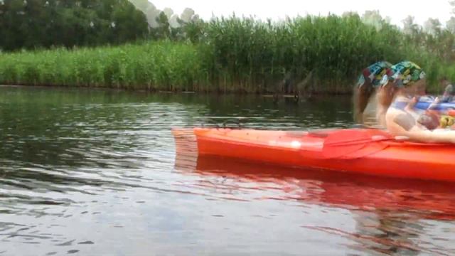Воскресное катания на каяках с друзьями. 9.06.2019г.