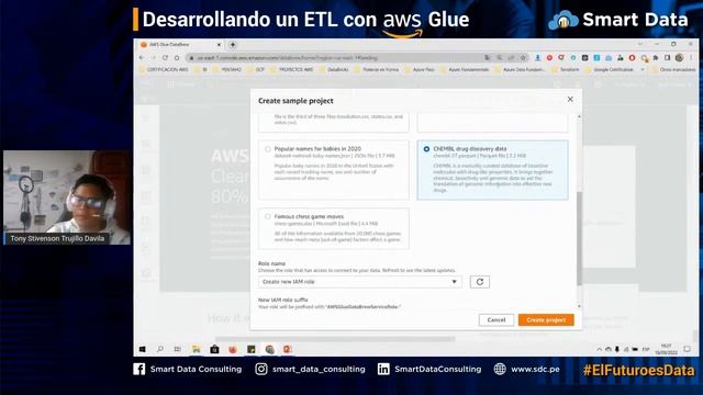 Desarrollando un ETL con AWS Glue смотреть онлайн