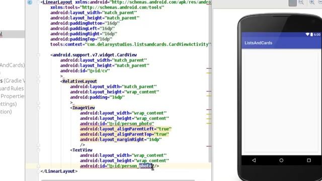 ANDROID MATERIAL DESIGN CARDVIEW смотреть онлайн