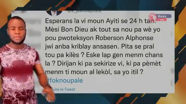 Eric Jean Baptiste, pito se ou ki gade, bagay la rèd wi смотреть онлайн