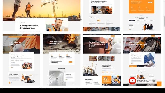 Konstruktic - Construction amp Building WordPress Theme смотреть онлайн