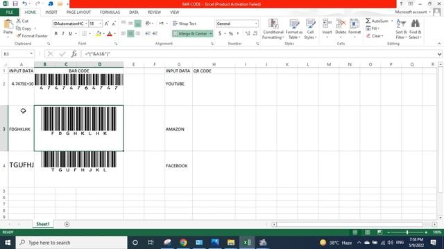How To Create Bar Code in Excel | How To Create QR Code In Excel | Pro Creation смотреть онлайн