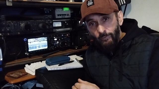 80M End Fed Half Wave Wire Inverted V + Short Counterpoise