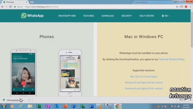 Cara install Whatsapp di laptop windows 7 смотреть онлайн
