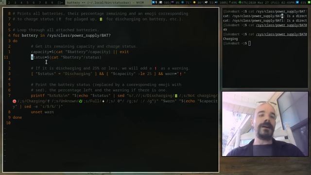 Using and Scripting Battery Information on 『ＬＩＮＵＸ』! смотреть онлайн