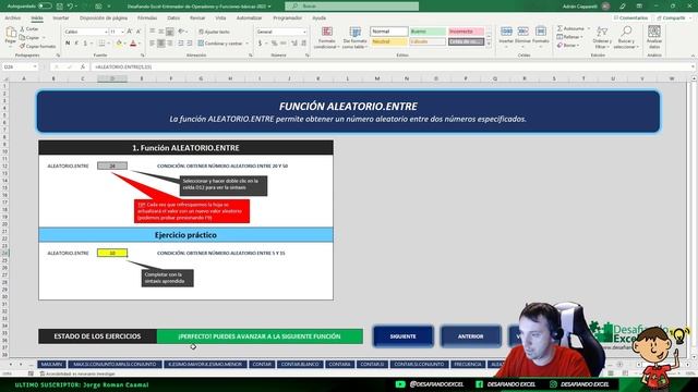 3 FUNCIONES ALEATORIAS en Excel | Clips de Excel #15 смотреть онлайн