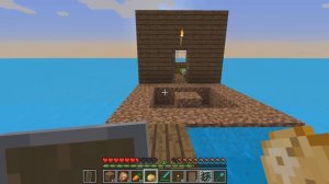 МАЙНКРАФТ НО НА ВОДНОМ ОДНОМ БЛОКЕ В МАЙНКРАФТЕ! ЕНОТИК ОДИН БЛОК MINECRAFT