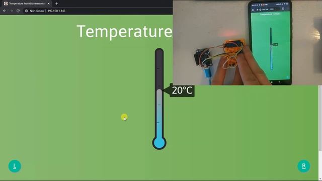 Web server with authentication for esp32 and esp8266 with temperature and humidity detection (DHT12 смотреть онлайн