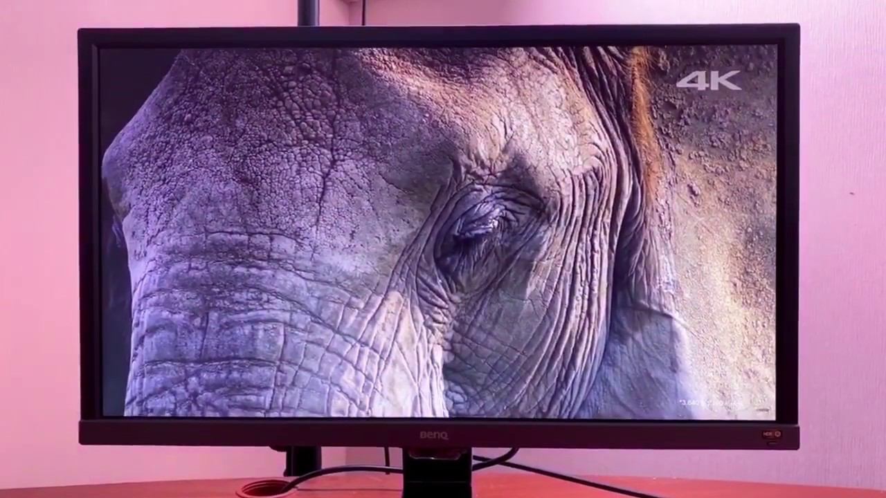 Обзор монитора Benq EL2870U. смотреть онлайн