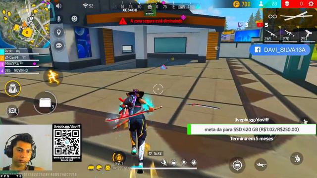 🔴 FREE FIRE 🔴AO VIVO🔥JOGANDO COM OS INSCRITOS 🔥 TOP 49 BR DE MP5 🔴 @DaviFF1 смотреть онлайн