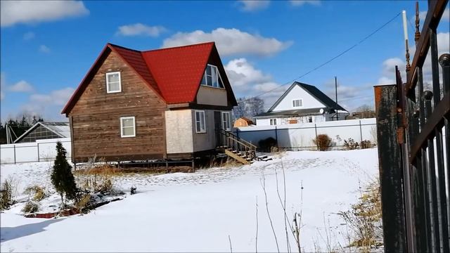 Поселок Осьмино дом из бруса на 30 сотках земли смотреть онлайн