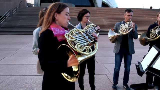 Waltzing Matilda played by the Australian World Orchestra Horns on Sarah´s Music смотреть онлайн